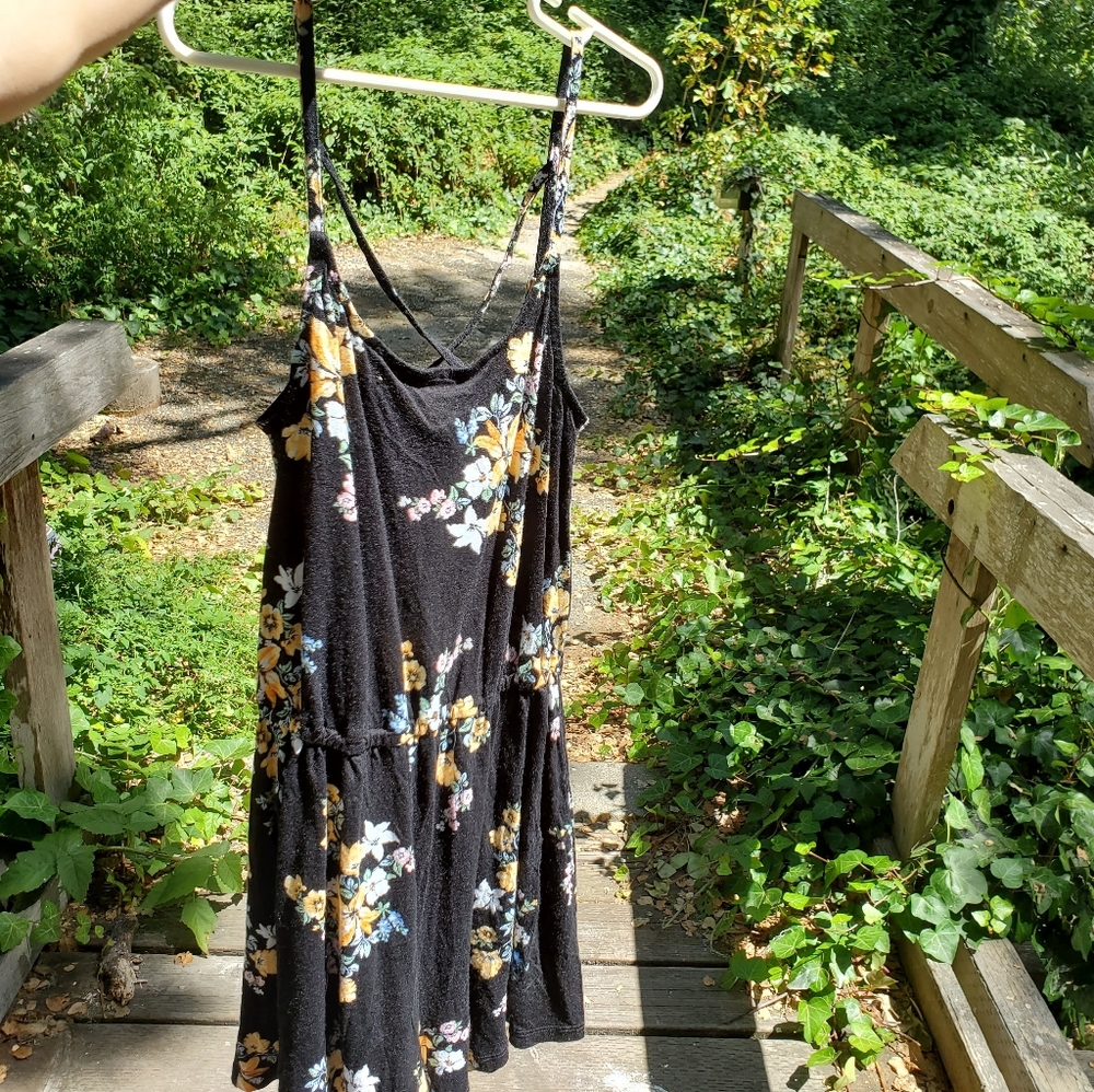 Black Floral Romper